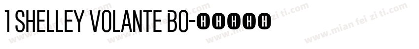 1 Shelley Volante Bo字体转换